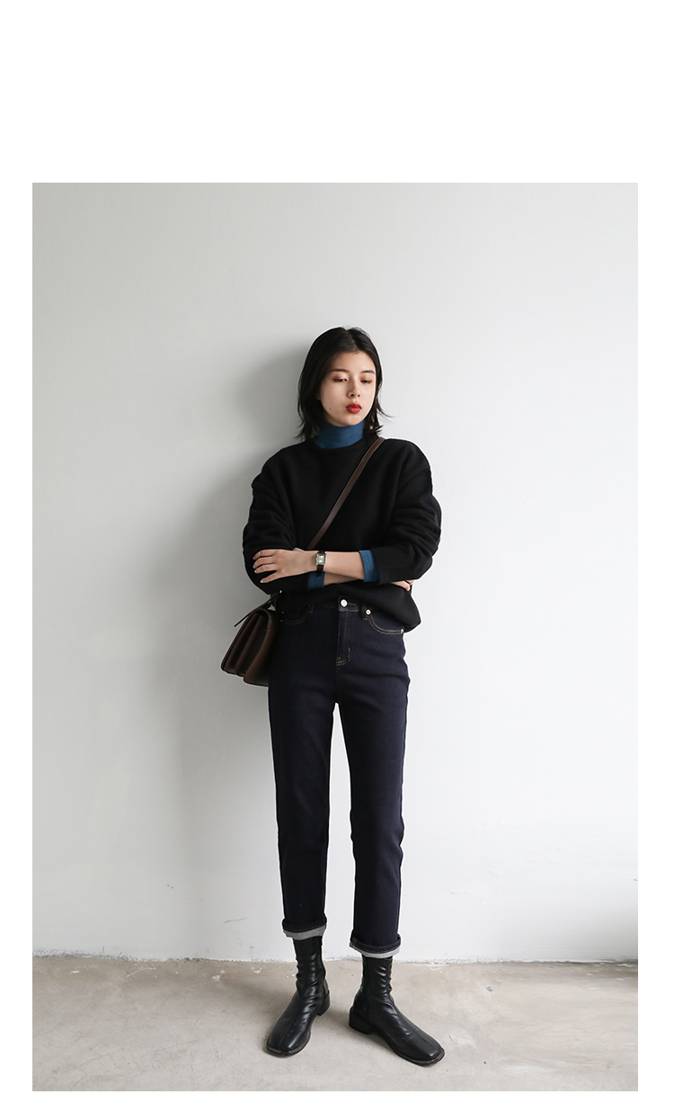 CHIC VEN Women Sweatshirt Turtleneck Pullovers Casual Solid Dralon Warm Bottom Blouse Office Lady Tops Autumn Winter 2023