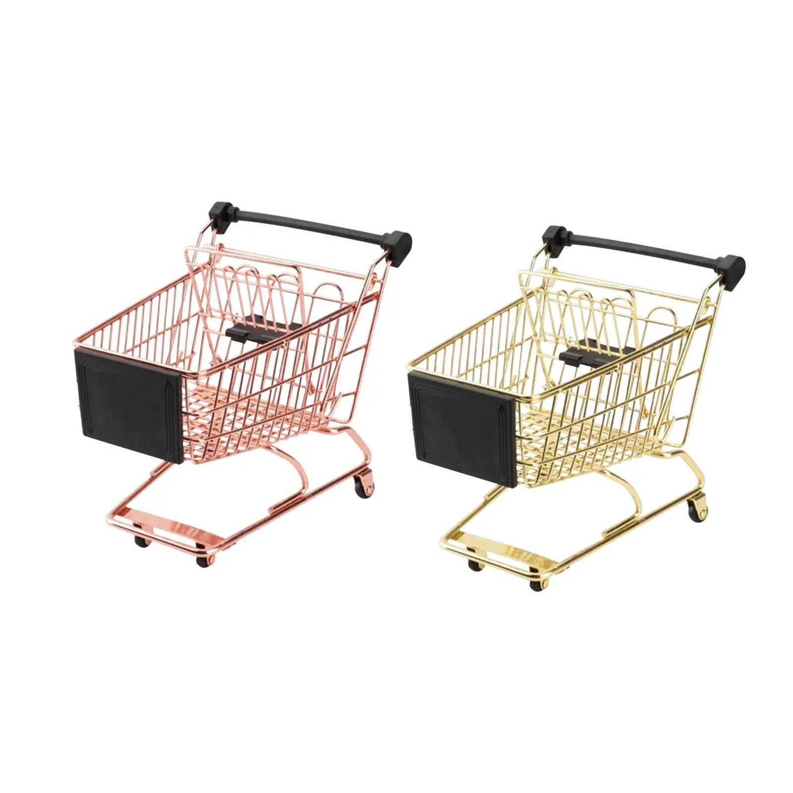 Mini Shopping Cart Photo Props Early Educational Simulation Shopping Cart Mini Supermarket Handcart for Kids Boy Children Toys