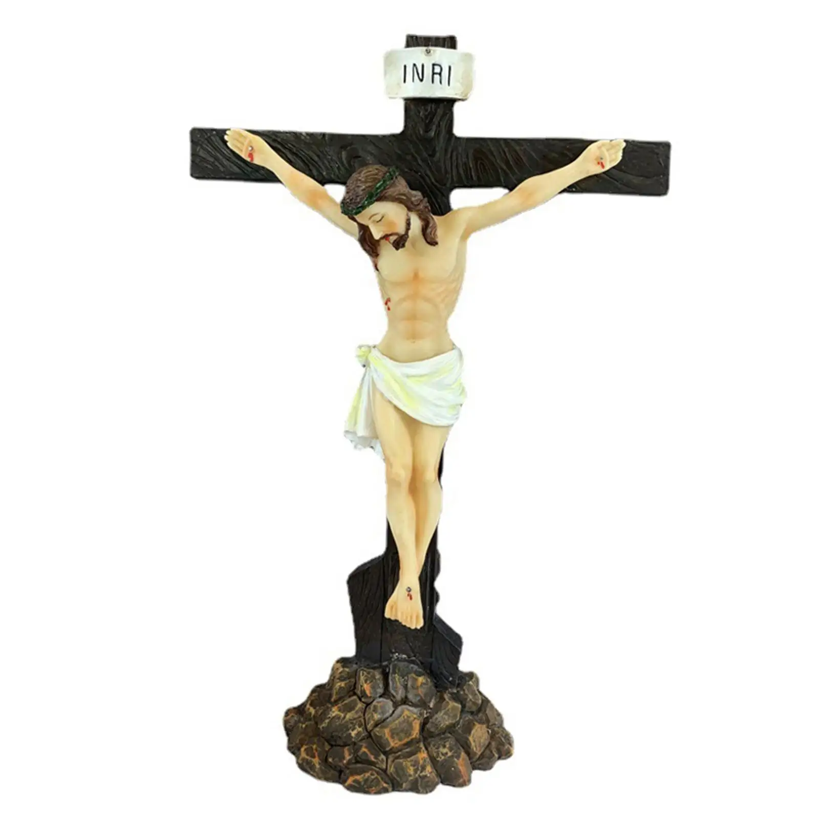 Jesus Crucifixion Holy Decoration Decorative Souvenir Cross for Living Room