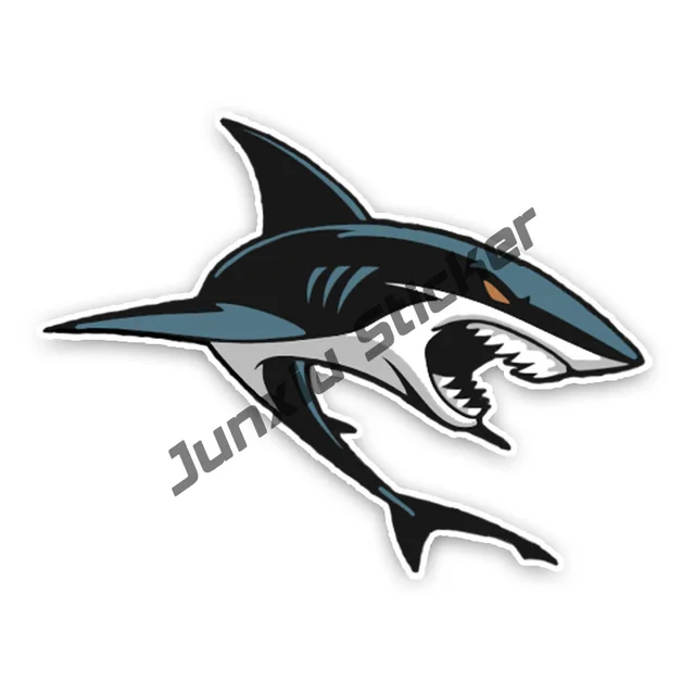  TJJL Autocollants de Dessin animé de Requin de Muscle