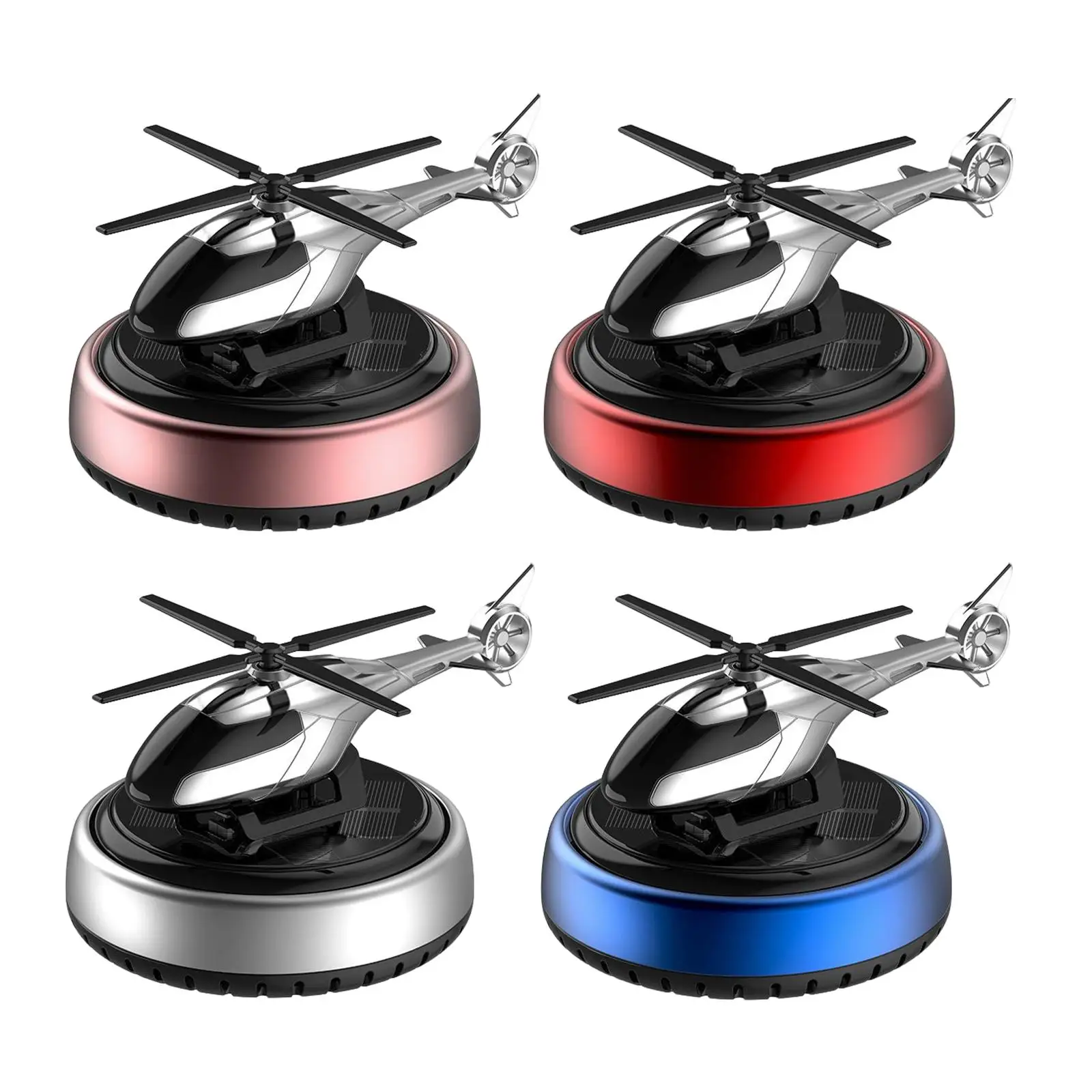  Air Freshener  Perfume Ornament Scent  Solar  Essential  Helicopter for Decoration Office Gifts