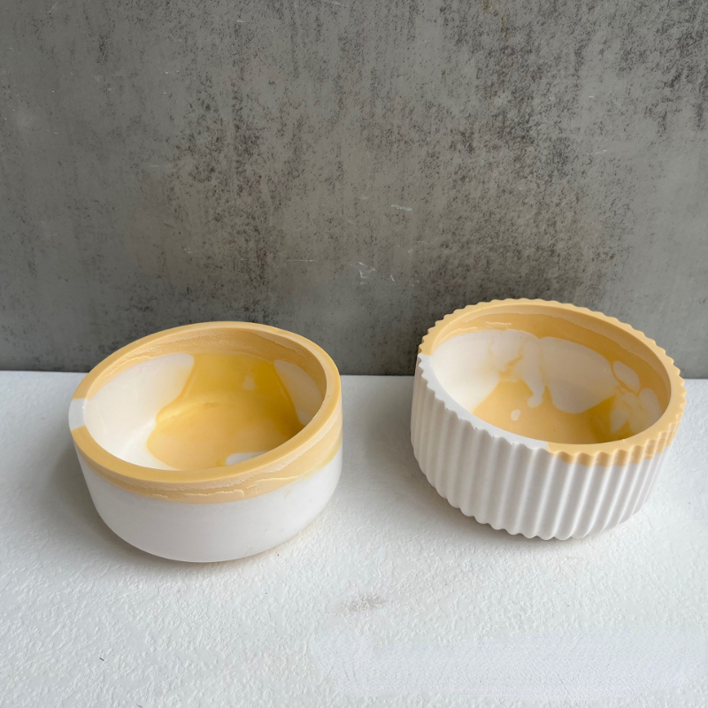 Description Picture 5 of itemConcrete Flowerpot Mold DIY Candle Cup Silicone Molds Storage Boxes with Lids Molds Jars Bottles Gypsum Concrete Mold