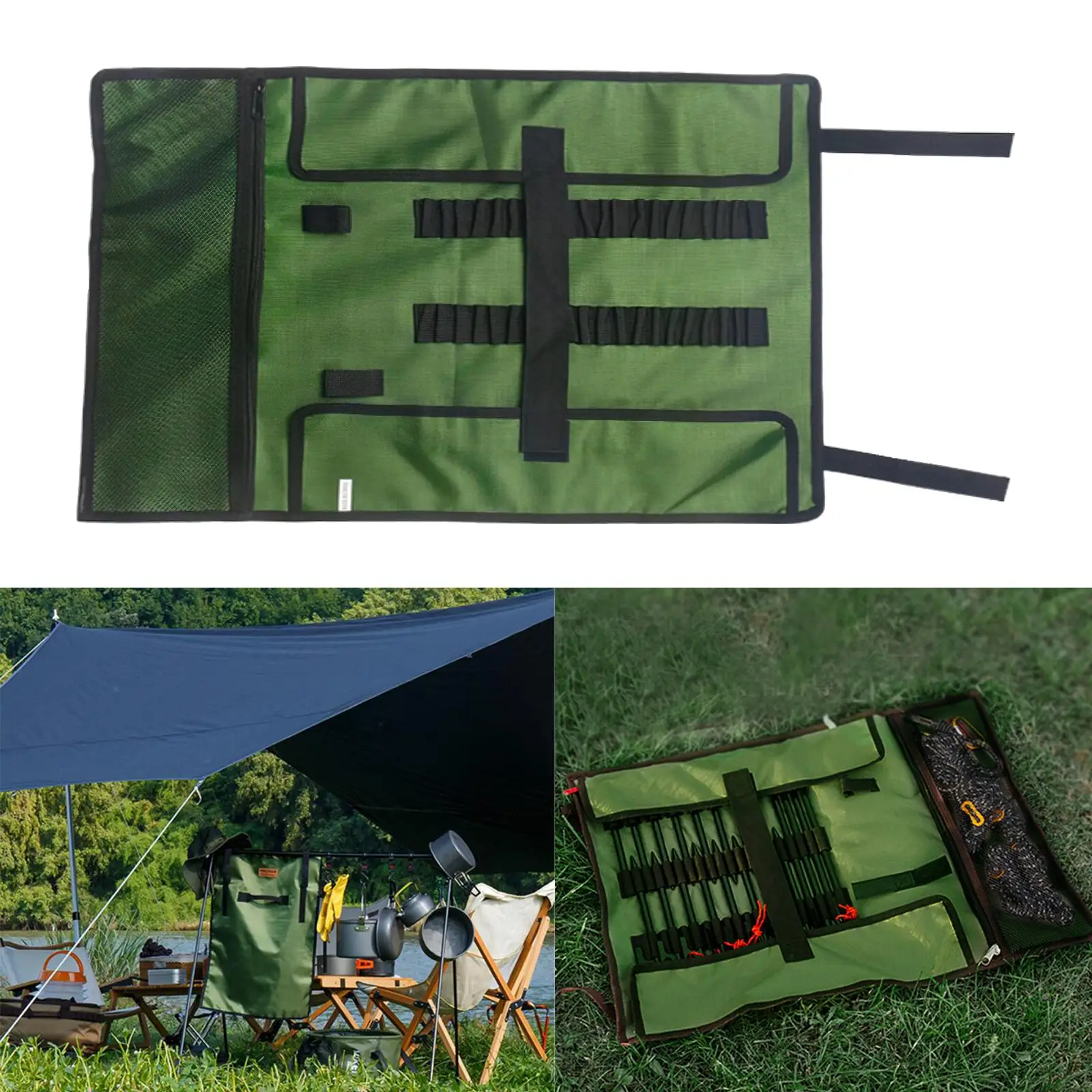 Oxford Cloth Camping Nails Storage Bag Toolkit Organization for Hiking