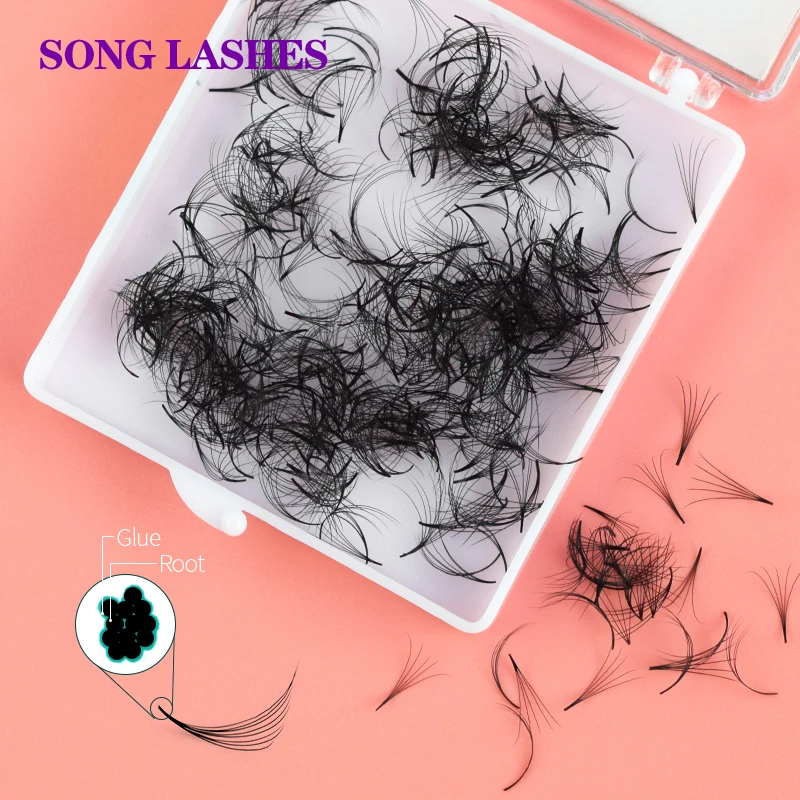 Best of SONG LASHES 0.10 0.05 Thickness Premade Fans Pointy Base Eyelash Extensions Sharp Thin Root 6D 8D 10D 12D 0.05 Thickness Reviews & Tips