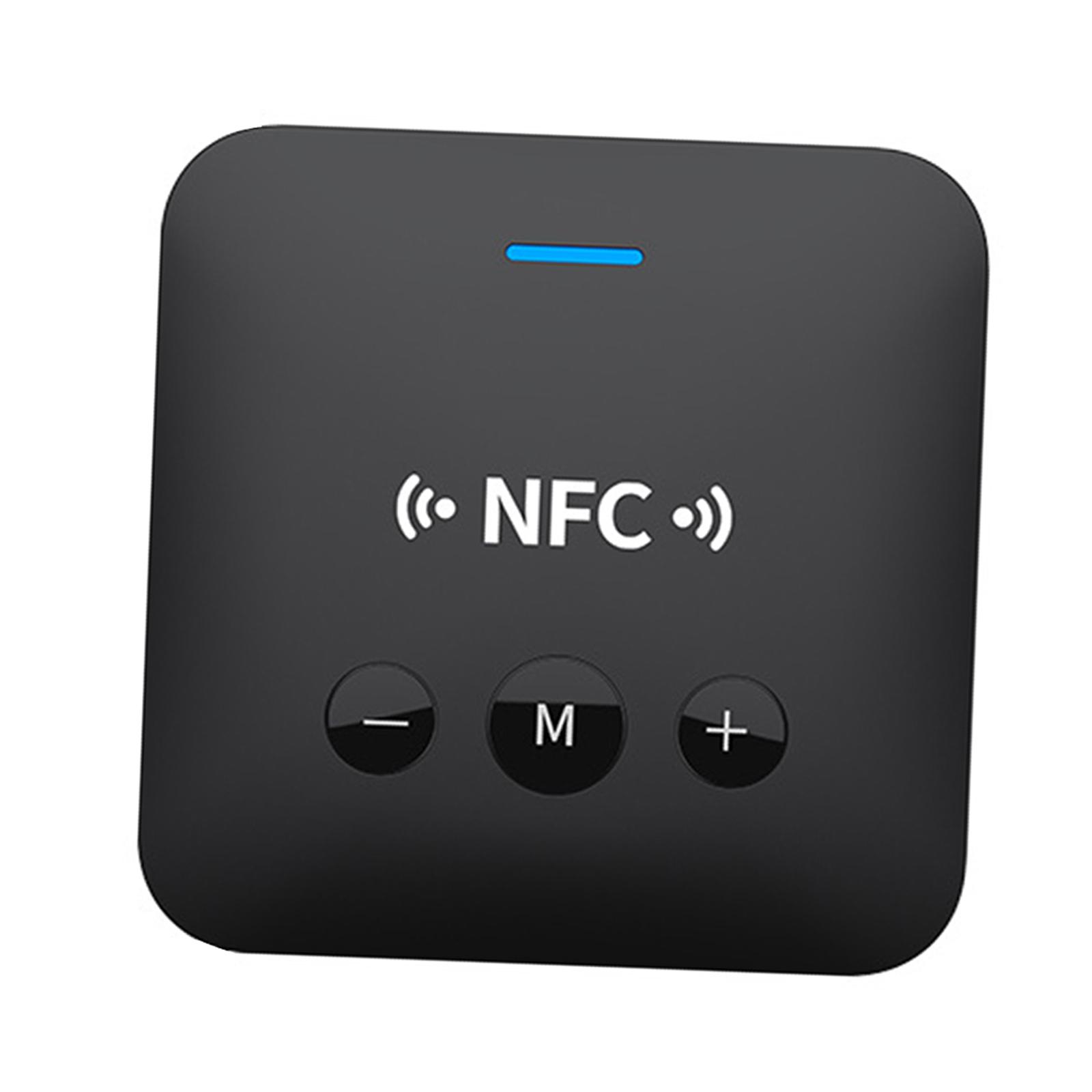 NFC Bluetooth 5.0 Transmitter Receiver TF Card Mode TV Car Dual Device Link