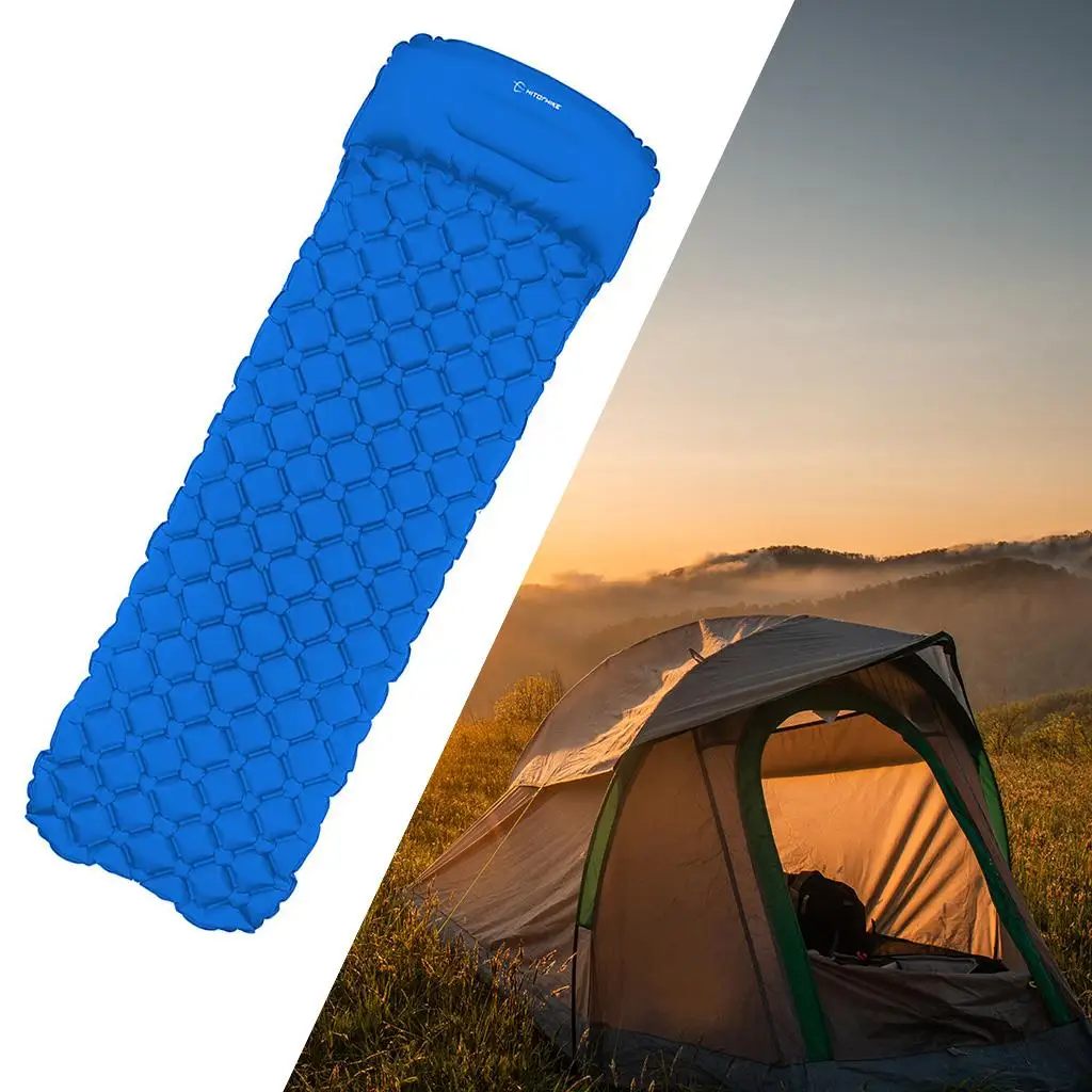 Sleeping Mat with  Inflatable Sleeping Mat for Camping, Trekking, Hiking-, Inflate,  Mattress