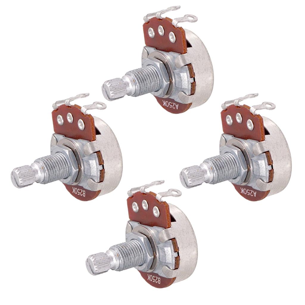 Guitar potentiometer, 24mm diameter body, 18mm shaft,  ,   or Volume