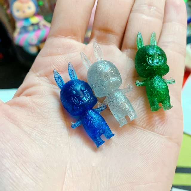 POP MART Mini Labubu 3.5cm The Monster Miniature Figures Minisize Kawaii  Doll Limited Release 6 Color Home Decoration Gift Set