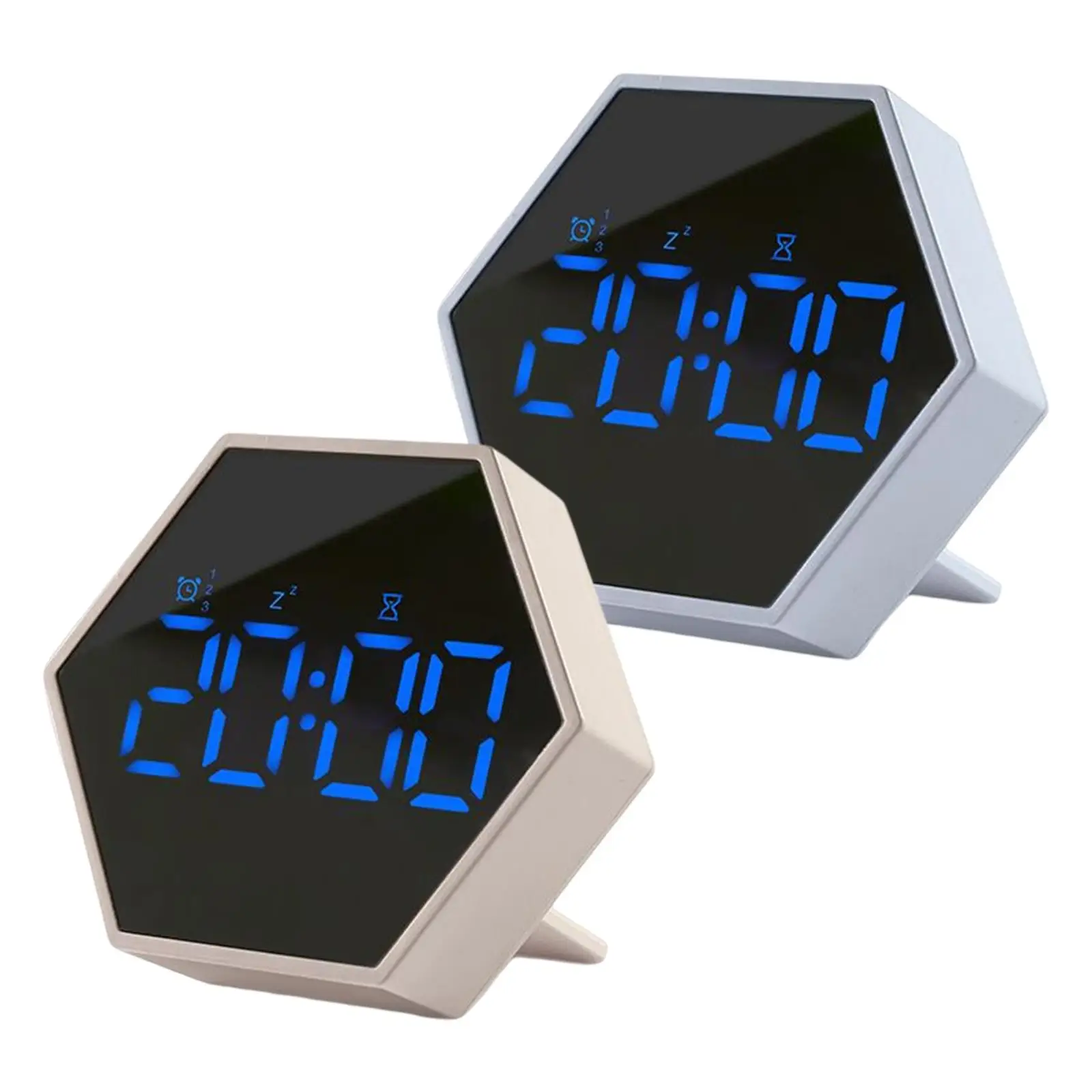 Alarm Clock LED Digital Display Wall Clock USB for Home Living Room Kitchen