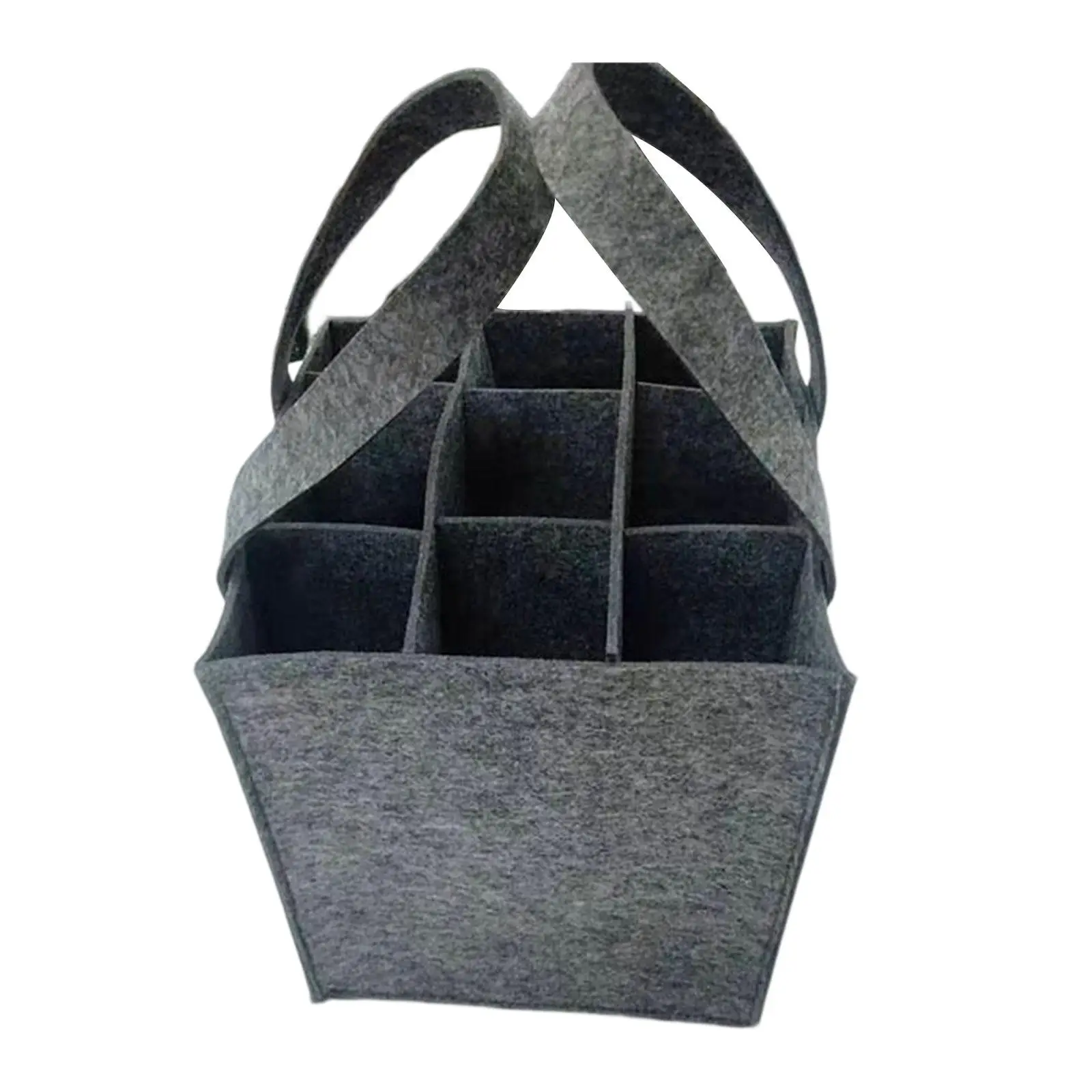 Bottle Bag Shopping Bags with Compartment Felt for Wedding Gift Thanksgiving