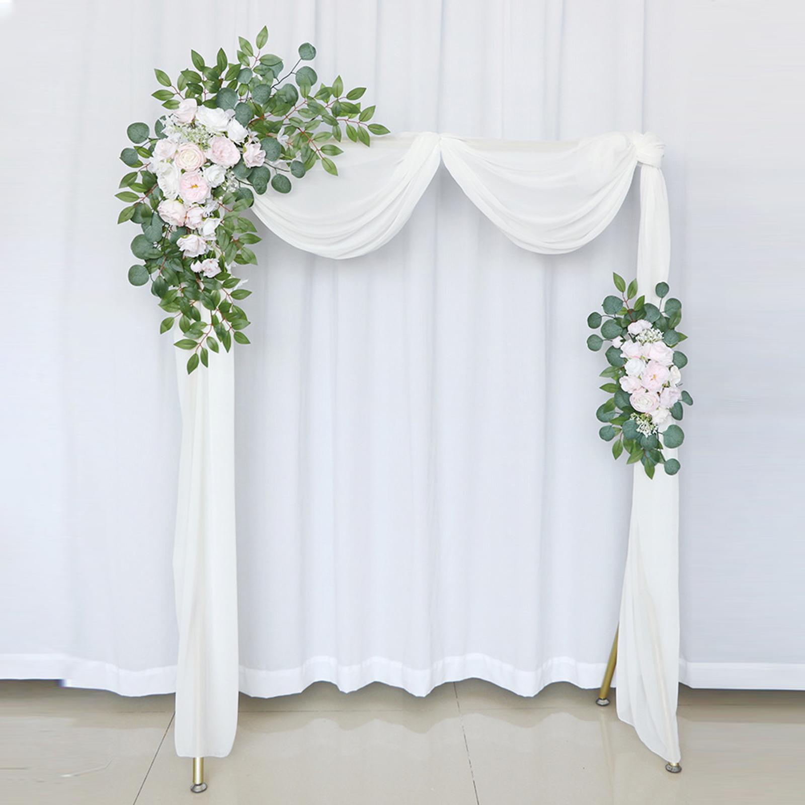 pçs flores artificiales bouquets casamento fila arco fundo decoração de casamento fotografia flor suporte acessórios