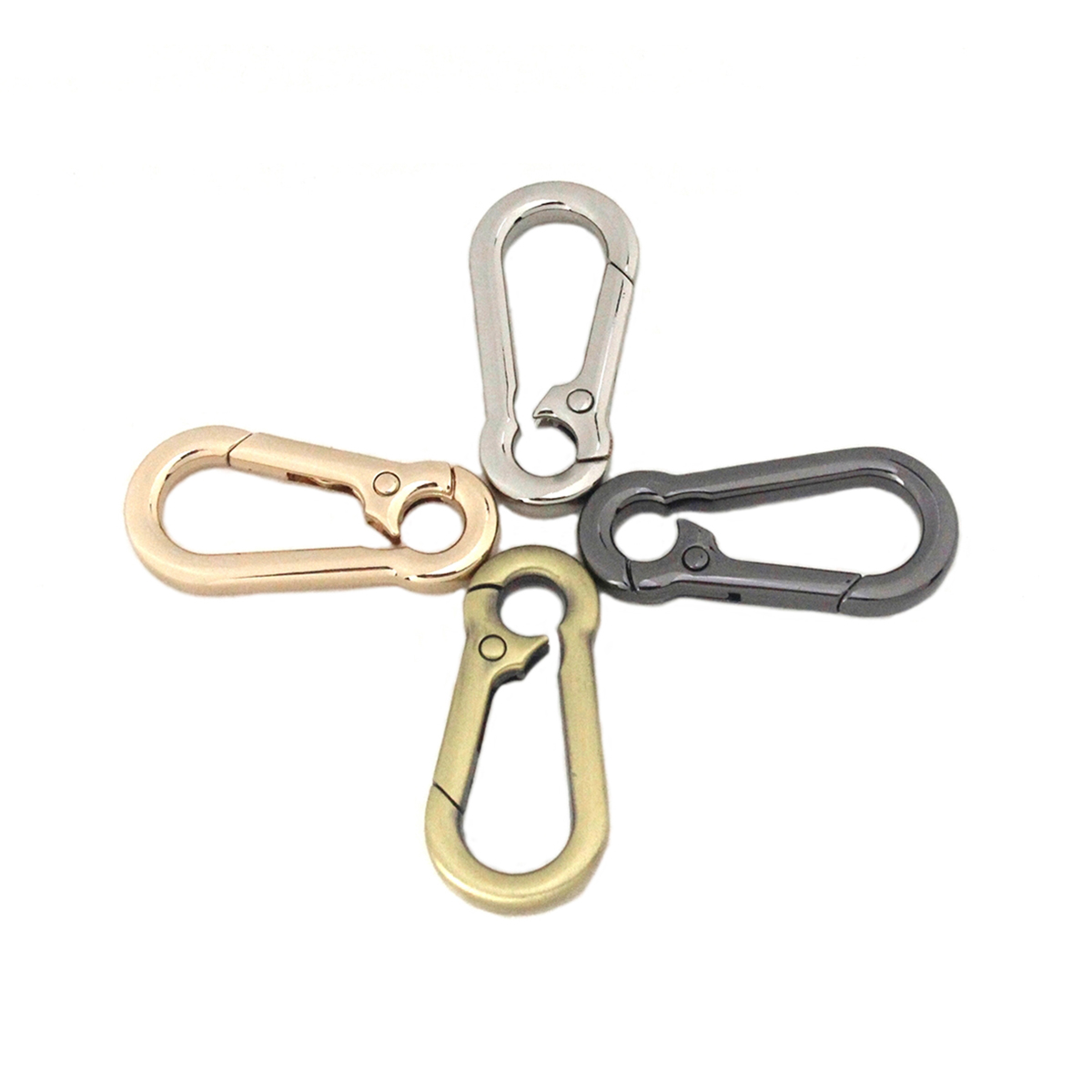 Description Picture 5 of item1pcs Metal Snap Hook Fashion Bag Connector Buckle for Webbing Leather Craft Bag Strap Belt Garment Luggage DIY Accessory
