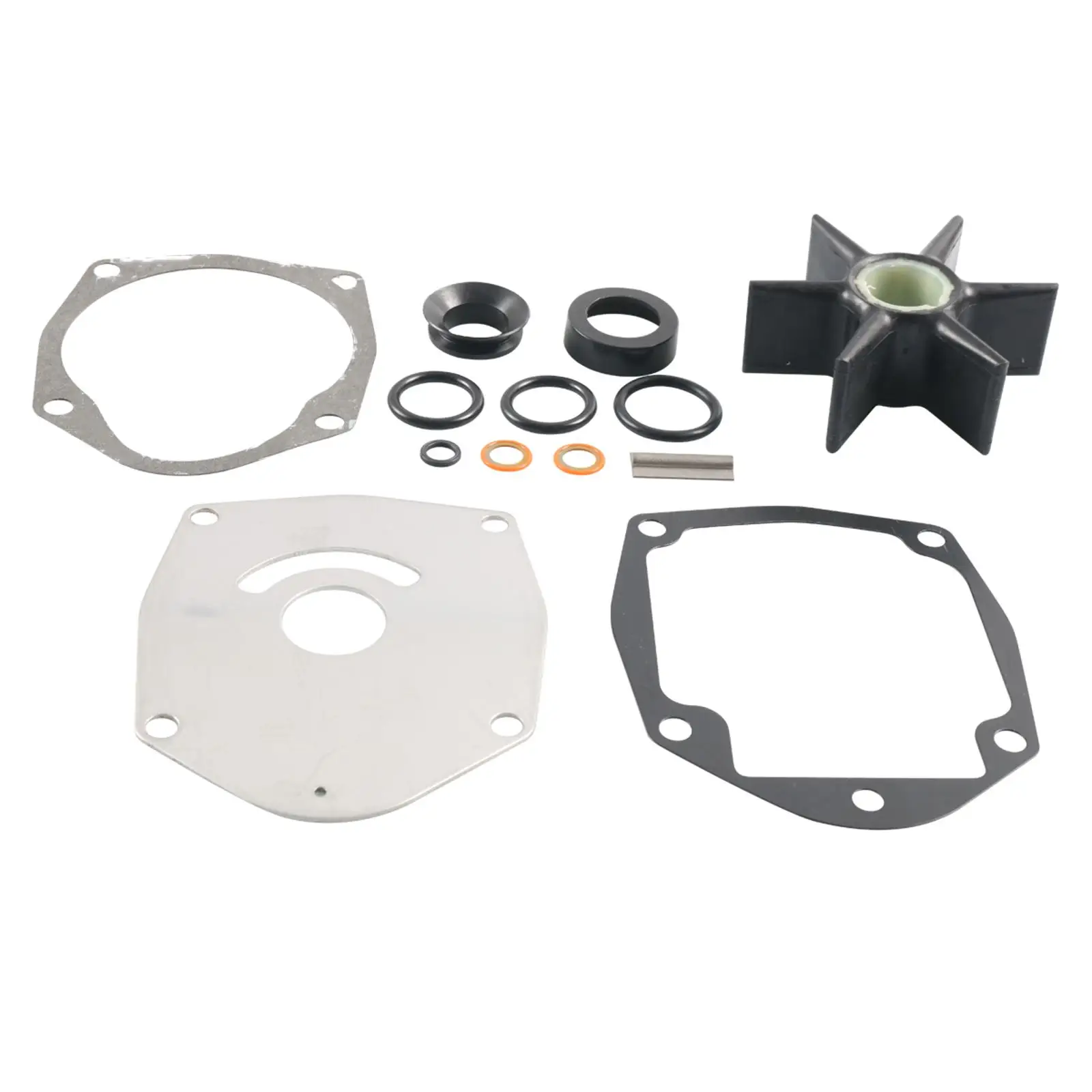15 Pieces Water Pump Impeller Repair Kit 8M0100526 Fit for Mercury Marine Outboard Engines Replacement