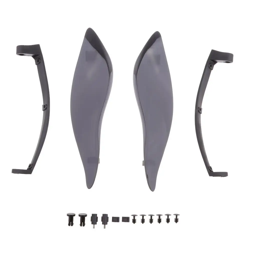 Smoke Upper Outer Fairing Side Air Deflectors For   Touring 14-16