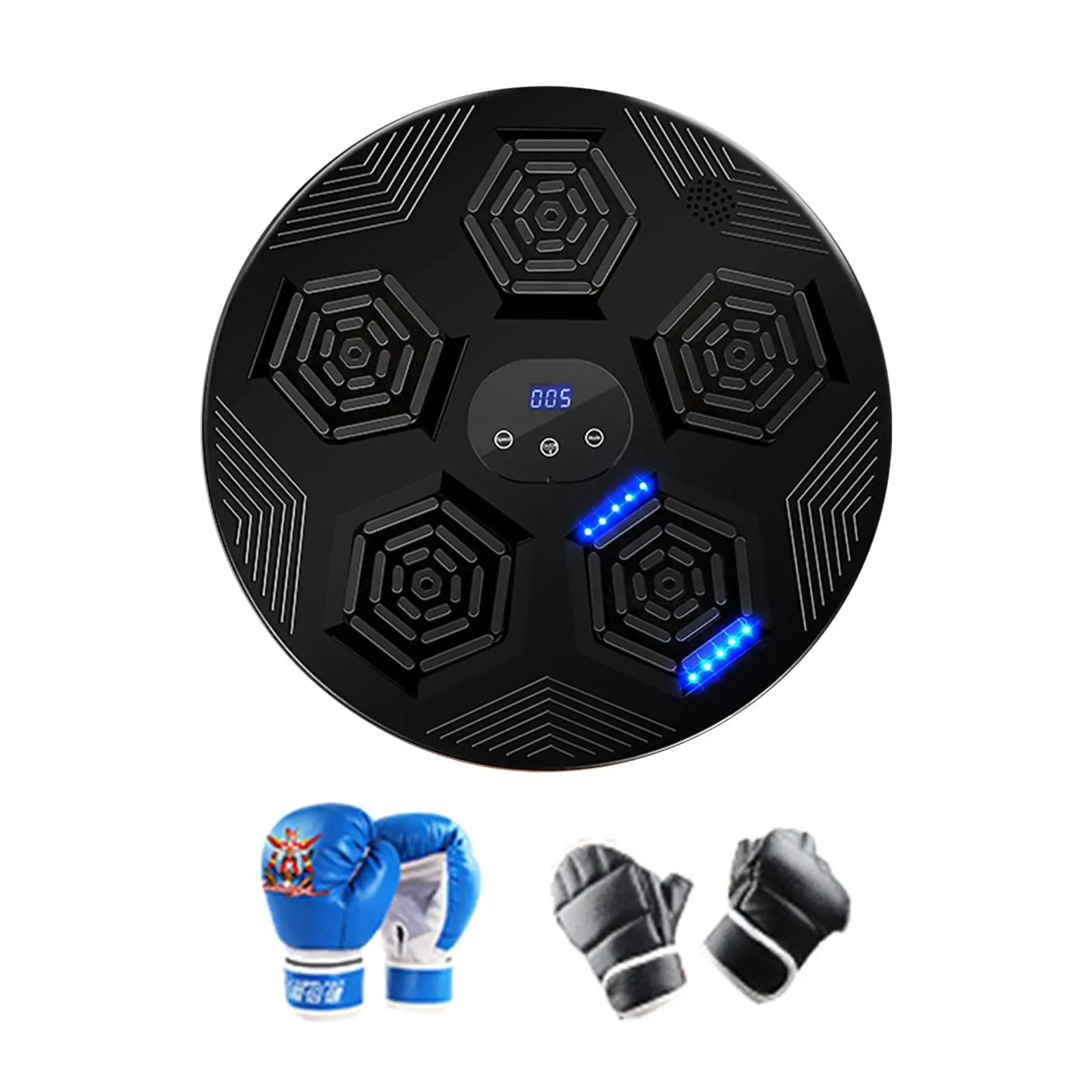 Music Boxing Machine Sports Martial Arts Electronic Wall Mount Adults Kids Musical Target Improves Agility Reaction Times