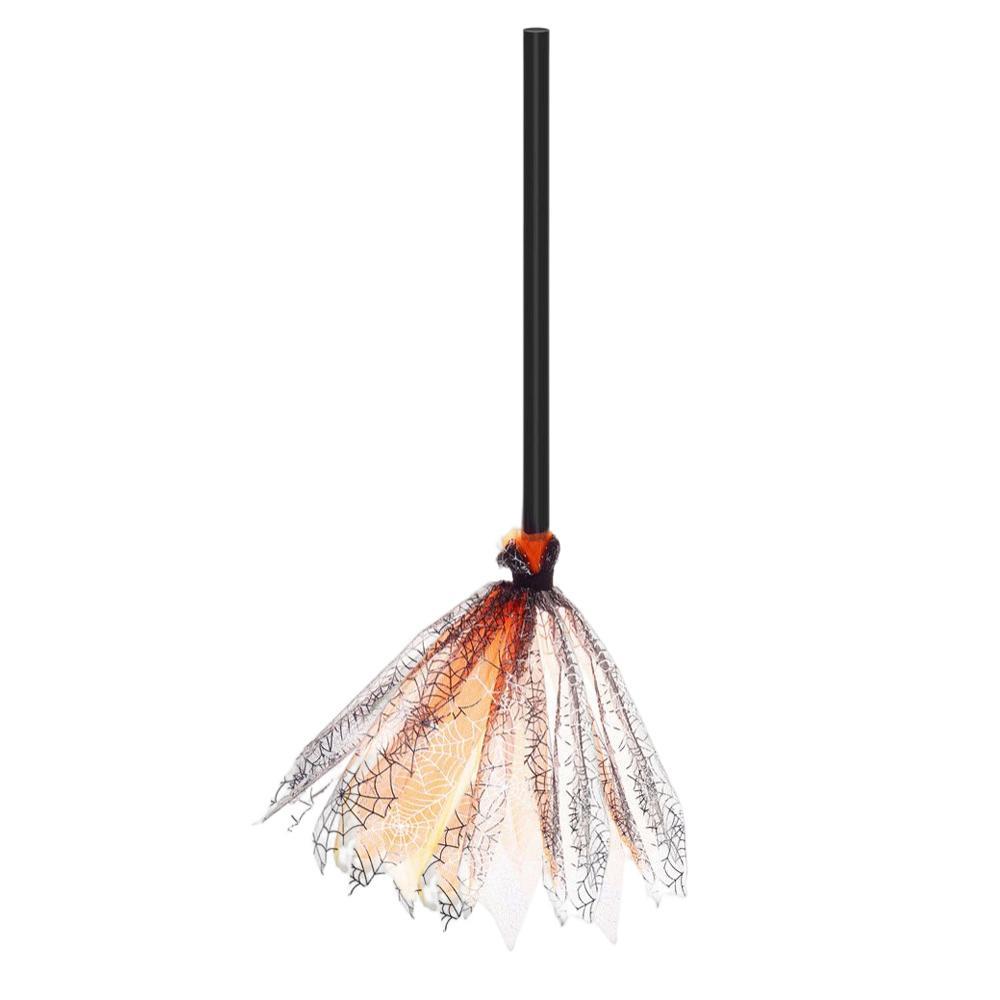 Large Halloween Broom, Accessories, Flying Broom web prop Accessory for Adults Fancy Dress Costume Gift Party Door