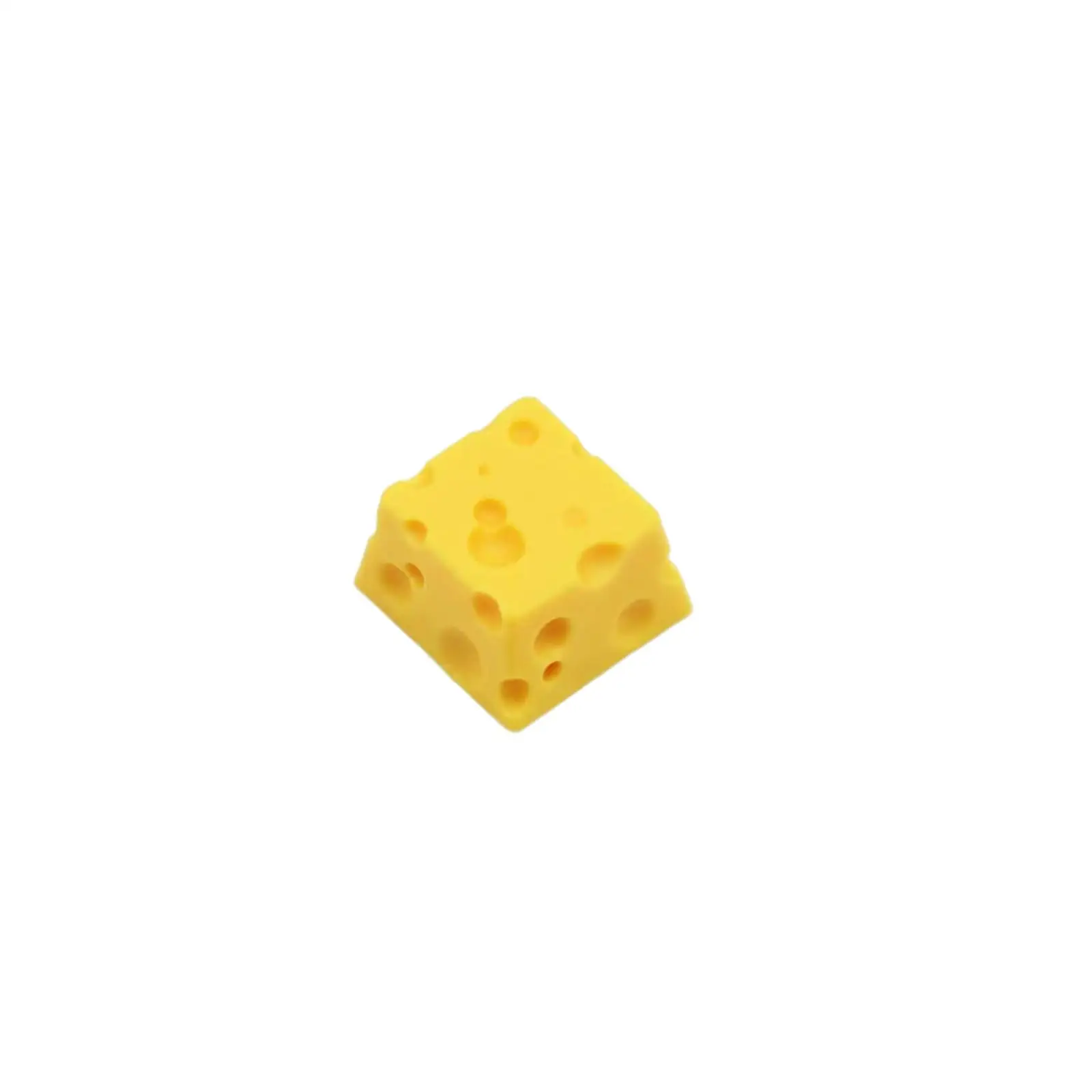 Cheese Keycap Customized Unique Gifts Handmade Cheese Style Cute Keycap Resin Keycap for Mechanical Keyboard Game Lover Gifts
