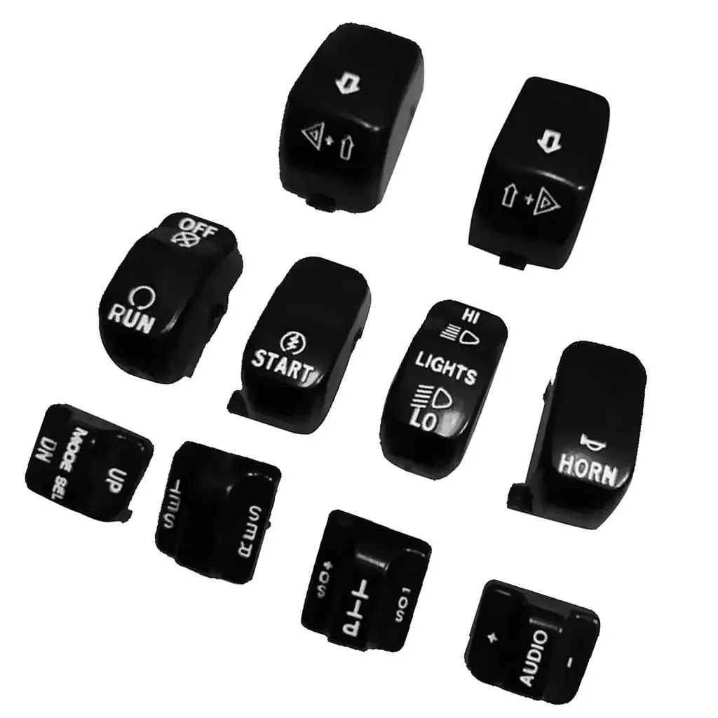 10 Pieces Replacement Hand Control Switch Housing Buttons for 1996-2013