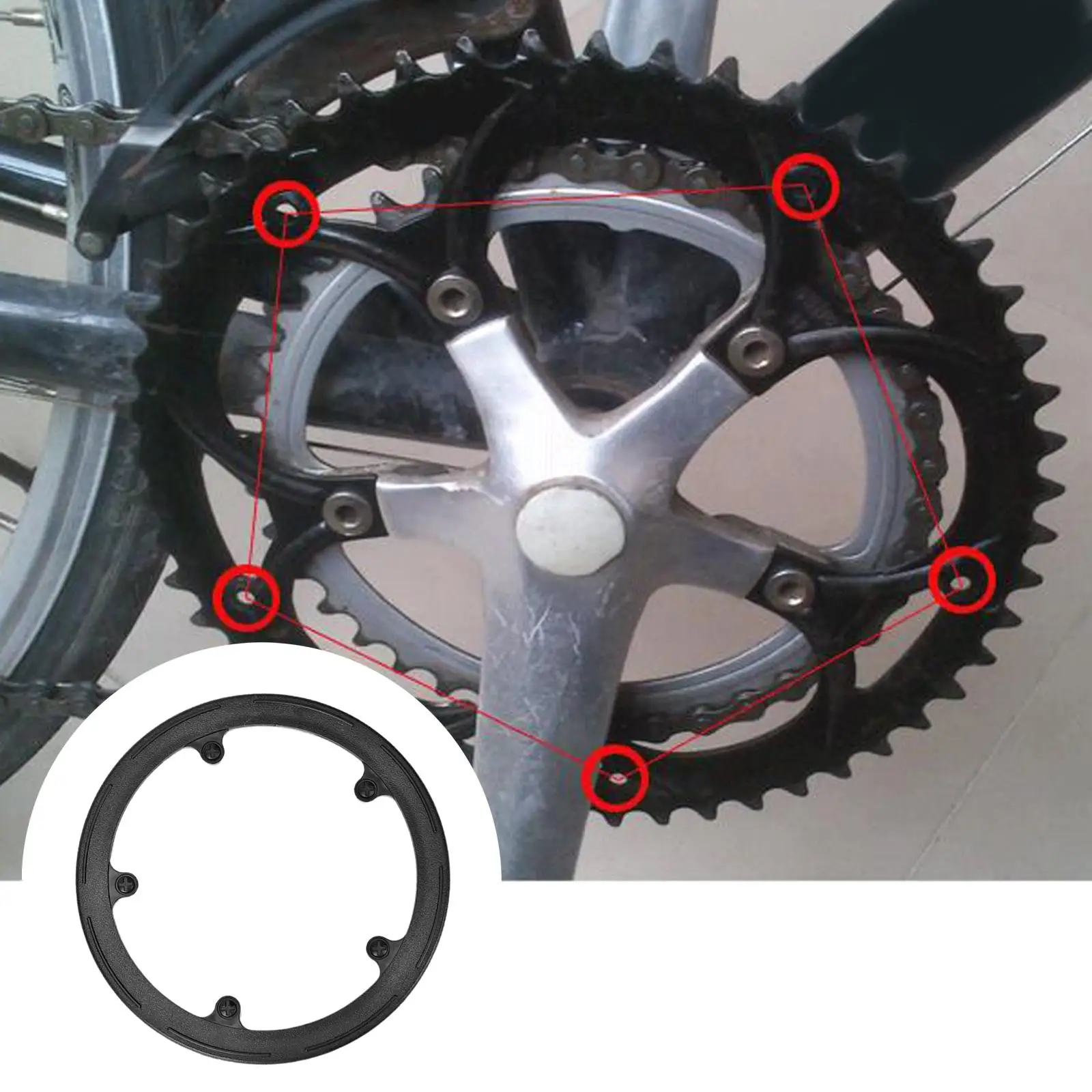 Bike Chain Wheel Protector Chainring for Repair Parts