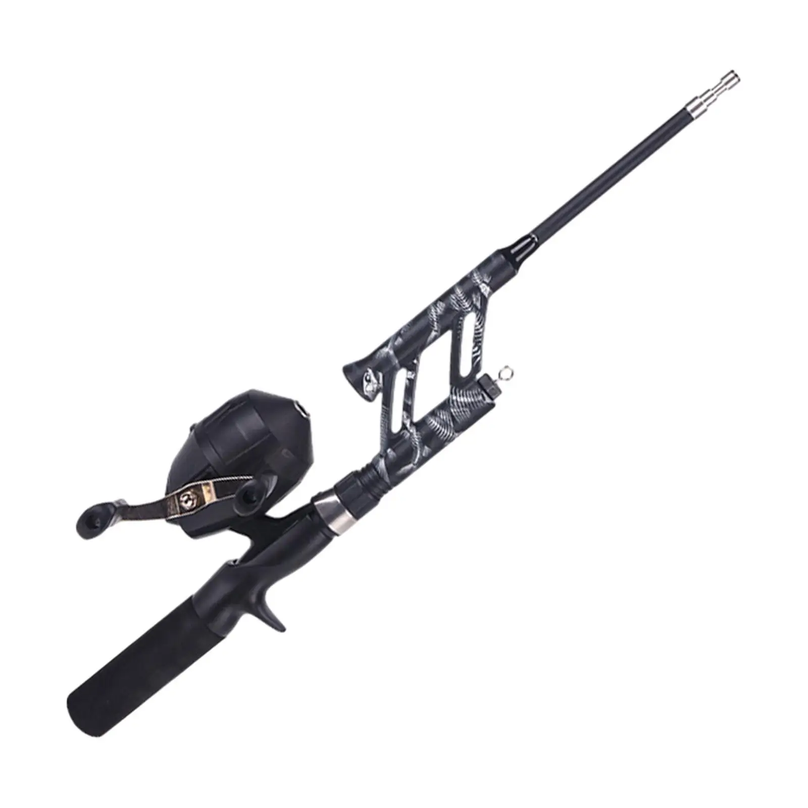 Fishing Rod and Reel 76cm Length Compact Fishing Rods Set Fishing Reel