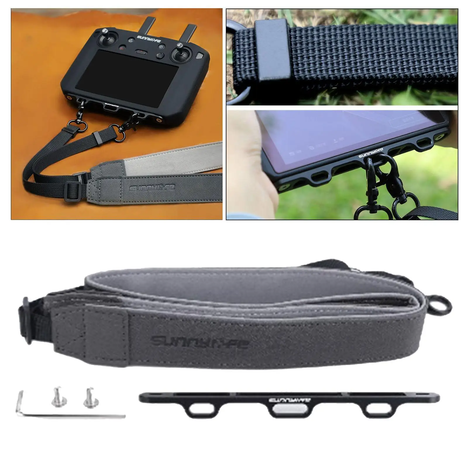 PU Leather Belt Sling Lanyard Strap For DJI Smart control / DJI RC PRO remote control