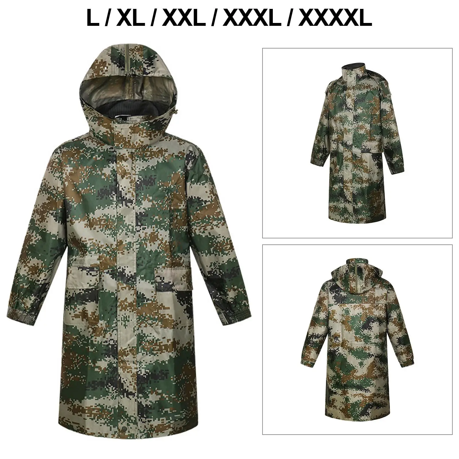 Raincoats with Hood Waterproof Rain Jacket for Fishing Travel Camping Hiking Outdoor Activities