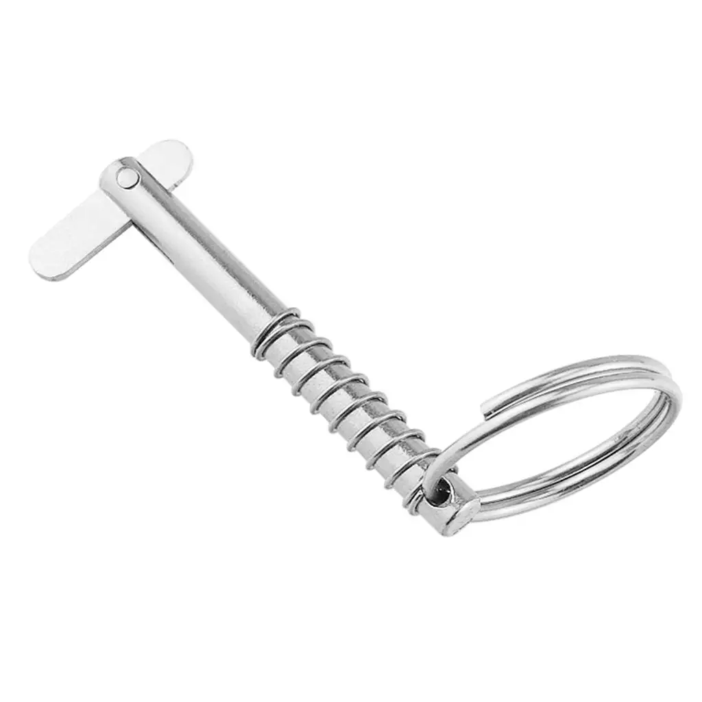 5X51mm Stainless Steel Quick Release Pin with ring for Boat Bimini Top Deck Hinge, Durable Marine Hardware, Easy Installation