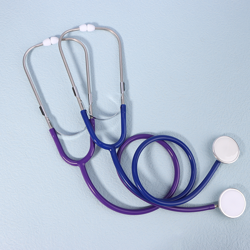 Portable Double Head Stethoscope Professional Cardiology Doctor Medical Equipment Student Vet Nurse Device