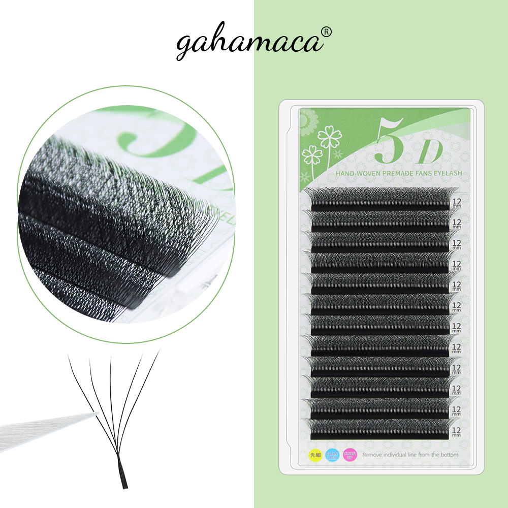 Best of GAHAMACA 5D W Shape Lashes 3D 4D YY Eyelashes Extension Premade Volume Fans Natural Lashes Clover Professional Makeup Reviews & Tips