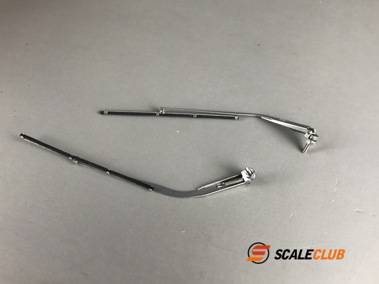 Scaleclub Modell Anhänger Schmutz Kopf 1:14 Klettern 1/10 Drift Auto Mit Simulation Metall Wischer Für Tamiya Lesu Für Scania Mann – Detail 8