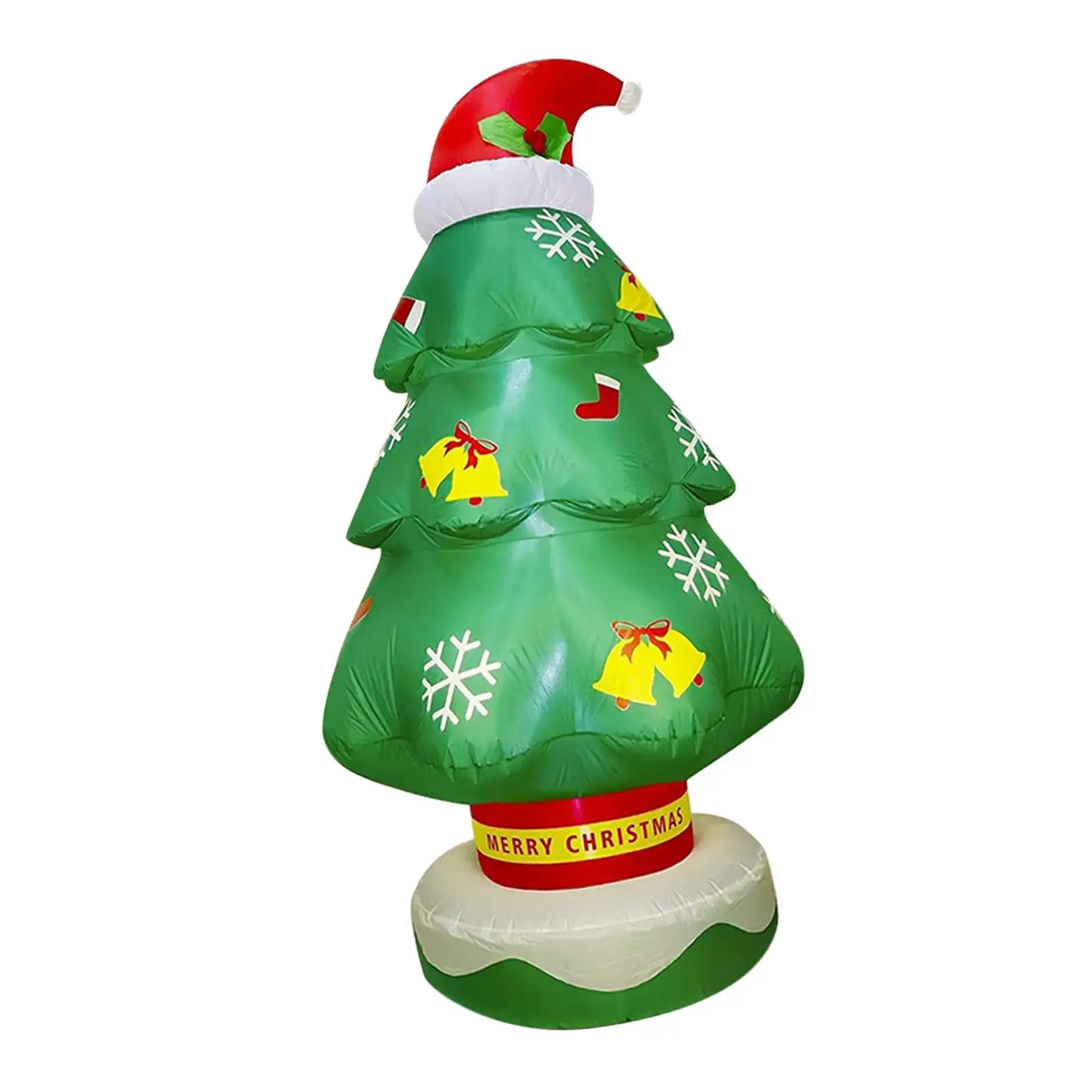 7ft Inflatable Christmas Tree Luminous Toy LED Light up Xmas Tree Christmas Decoration for Yard Lawn Outdoor Patio Prop