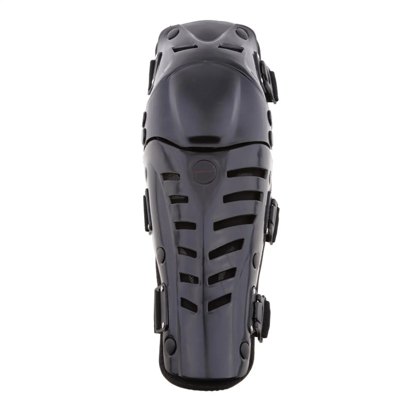 Motorcycle ATV Motocross Adjustable Elbow Knee Shin Guard Pad for Motorbike Mountain Biking Bicycle, Black