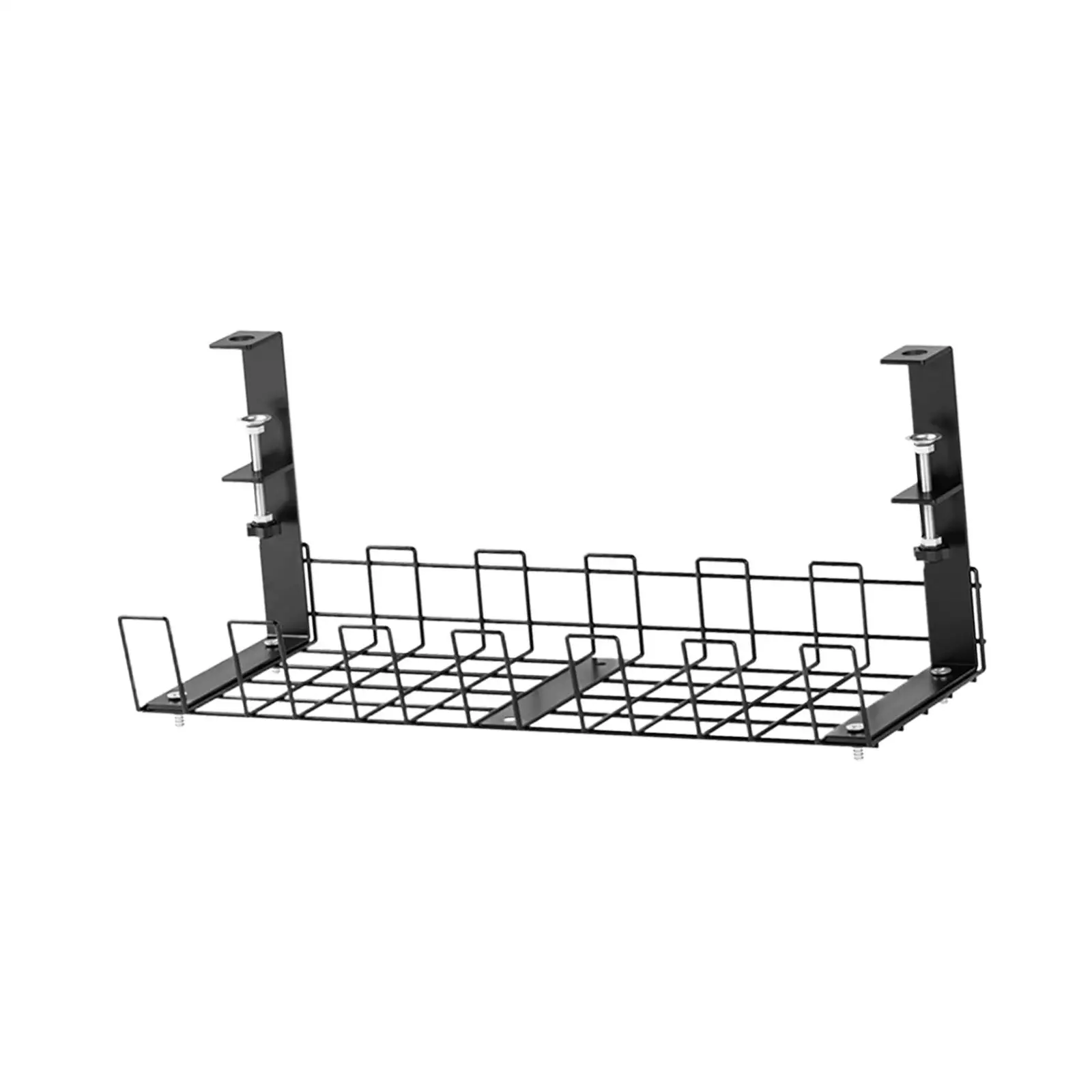 Under Desk Organizer Super Sturdy Durable Container Wire Management Reusable Desk Cable Tray Cable for Home Computer Kitchens