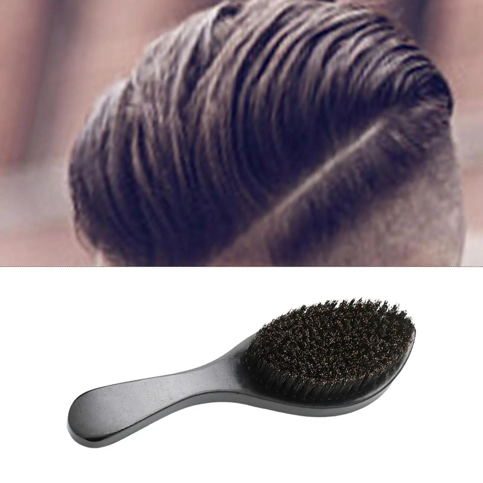 Unique Boar Bristle Beard Brush Soft Hair Styling Comfort Durable Wooden Styling Comb Grooming Tool