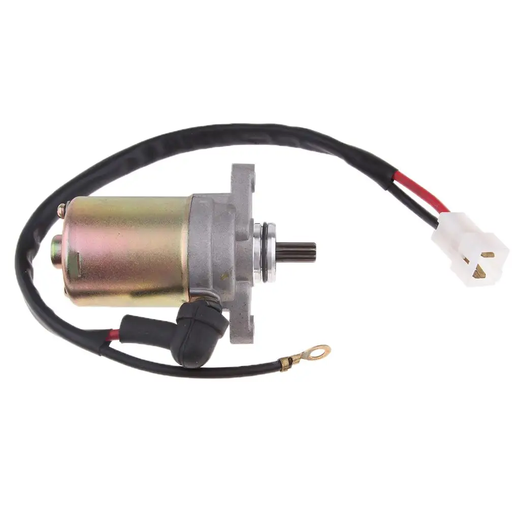 9T Electric Starter w/ Cable for 49cc / 50cc Jog Engines