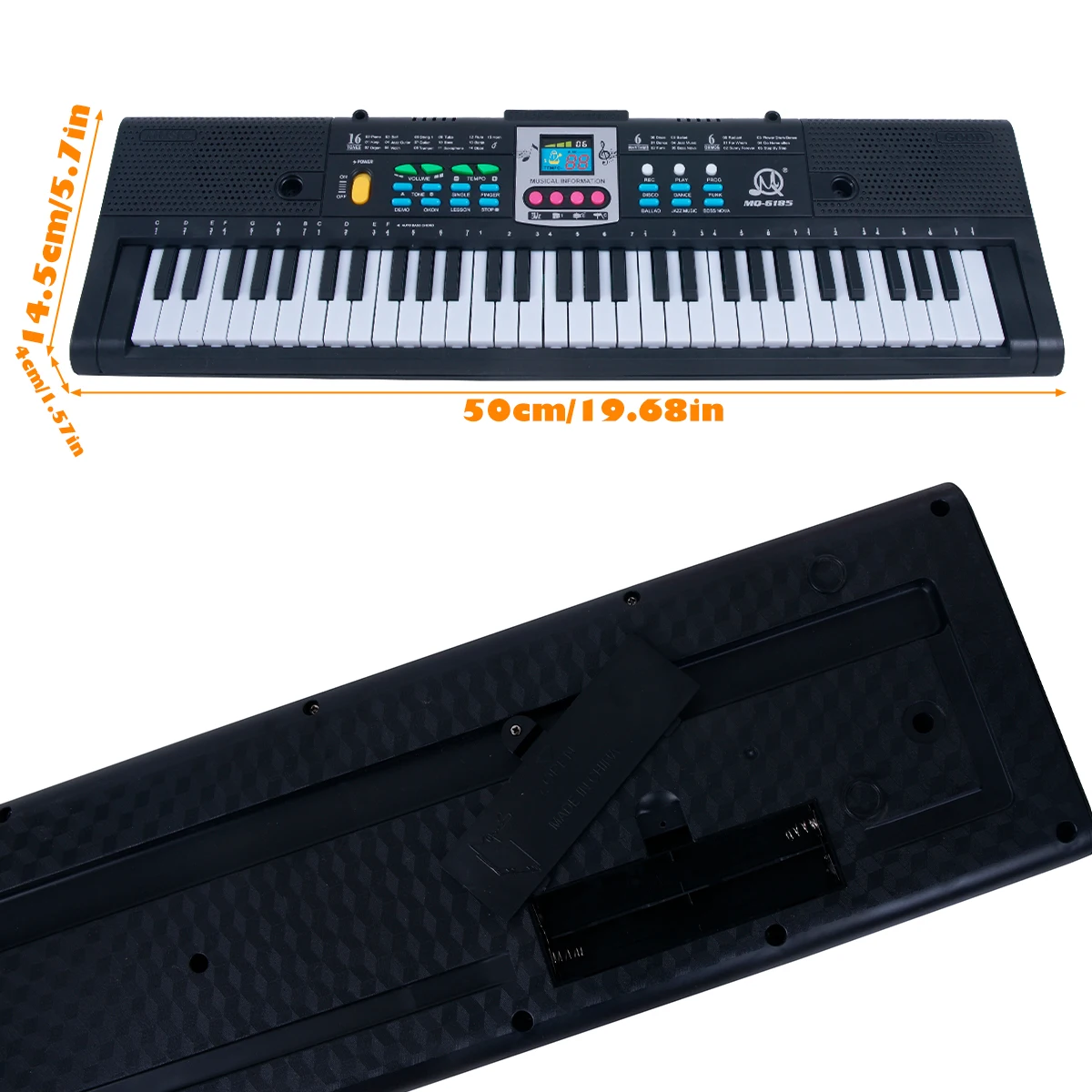 Title 7, 61 Key Quick Start Electric Keyboard Recording ...