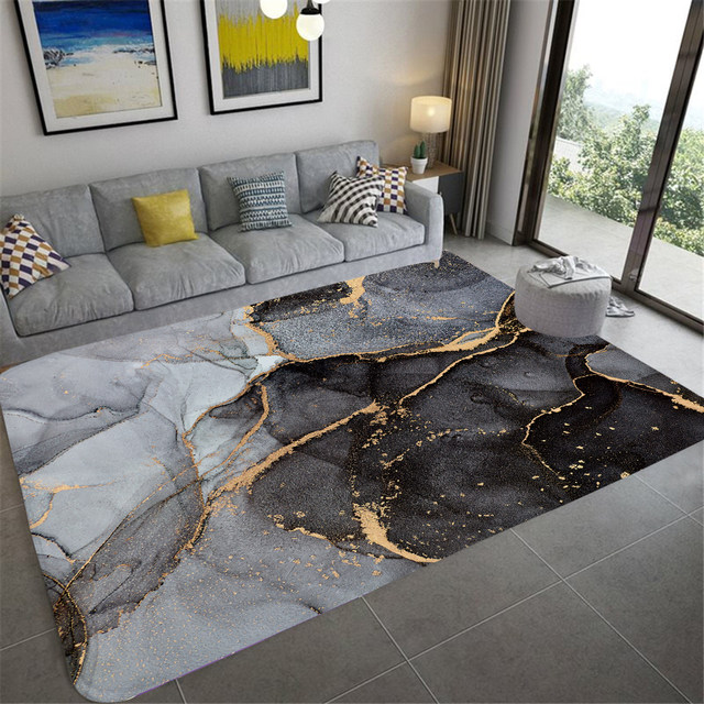 Stylish White Marble Stone Mat with 4 Non-slip Legs for Counter Protec –  Modern Rugs and Decor