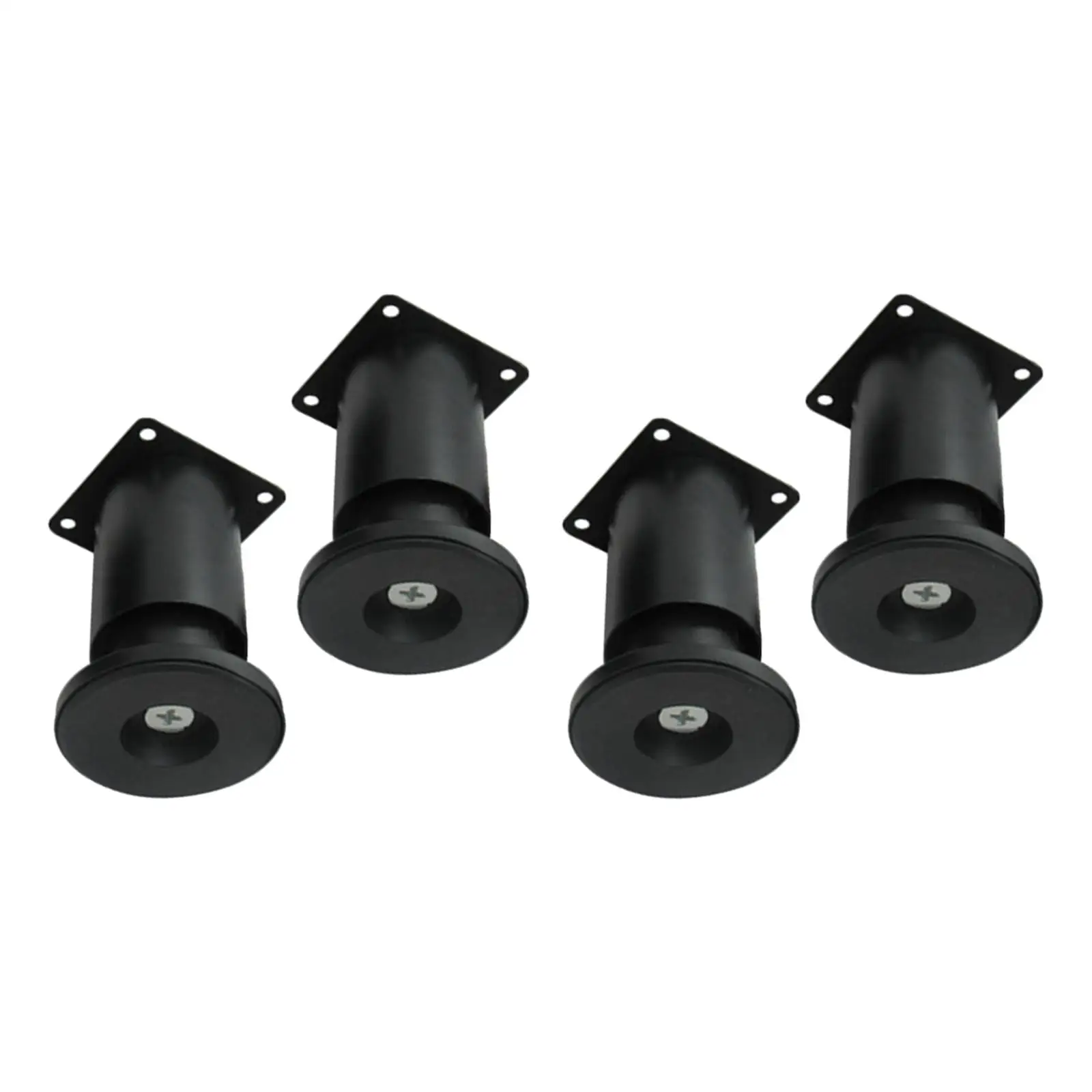 4Pcs Cabinet Foot Legs with Screws Easy to Install Reinforced Bed Supports Legs for Furniture TV Cabinets Shelves Sofas