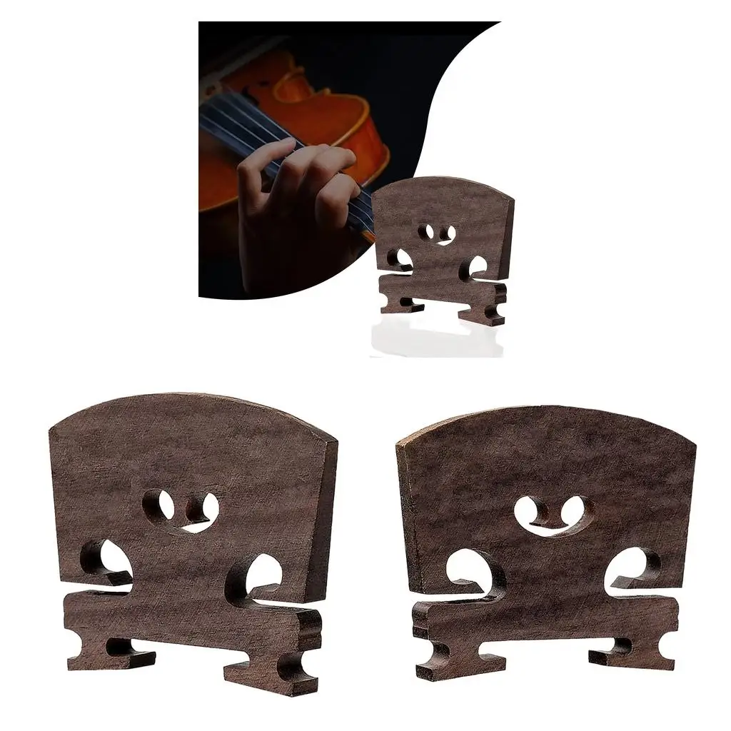 2Pierce 4/4 Violin Ebony Bridge Wooden Great Sound Brazil Ebony 