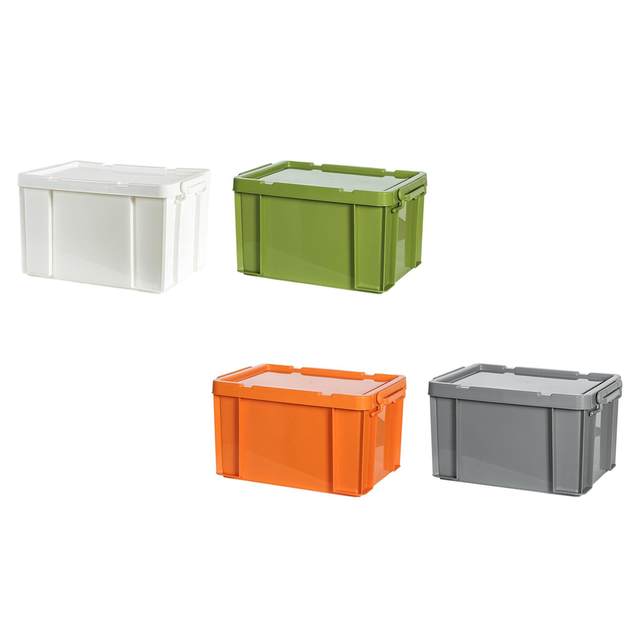 Stackable Storage Containers Industrial Tote Bin PP Storage Box Heavy Duty  Storage Bins for Garage Shoes Clothes Toys Shelf - AliExpress