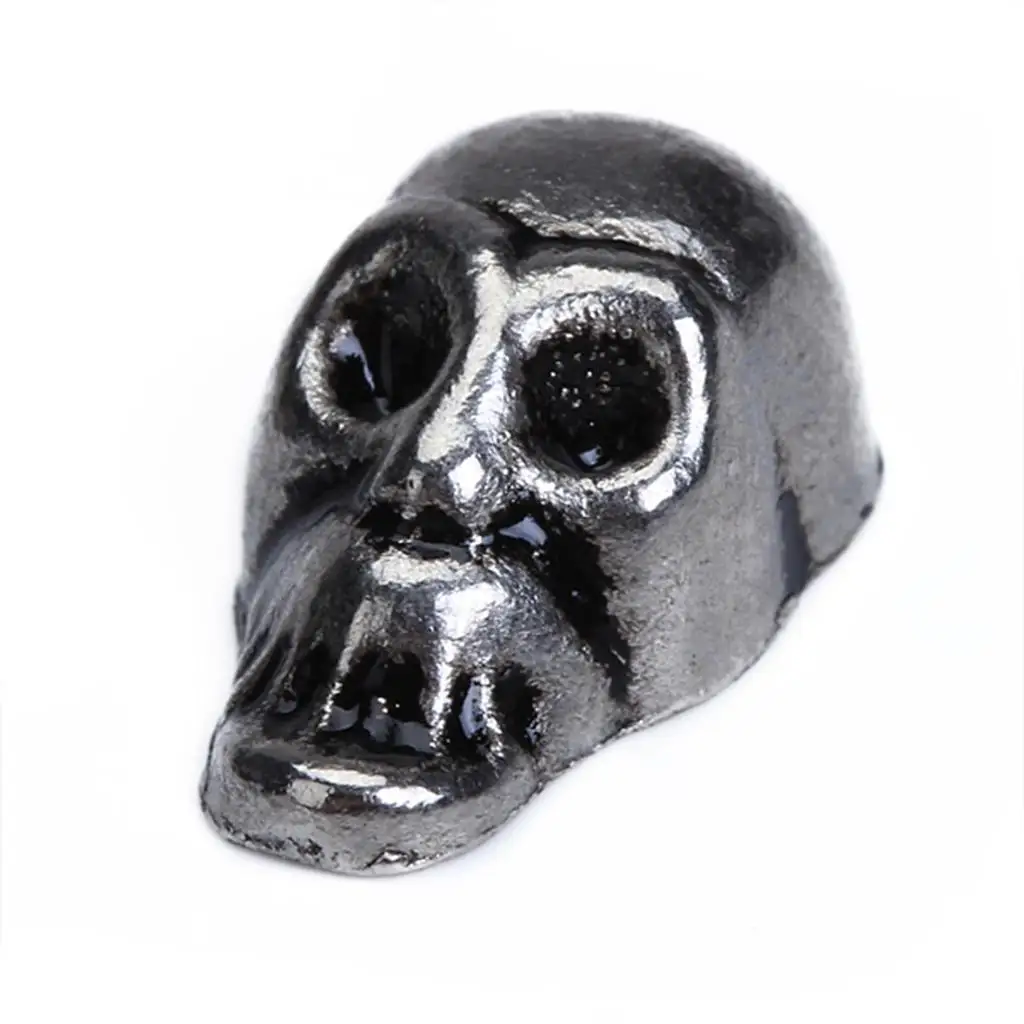 Skull Rivets Studs  for Sewing 13 x 8mm Pack of 10 Sets
