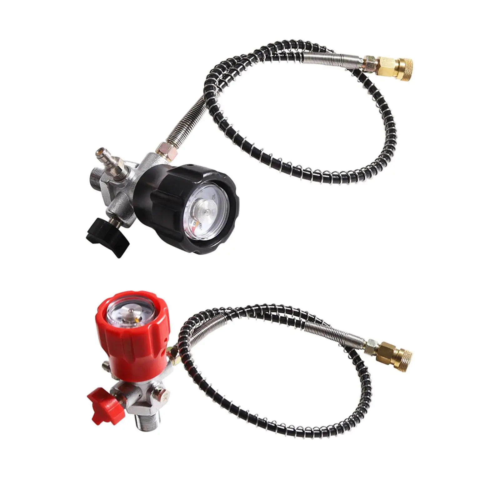 Fill Station Charging Adapter Hose Accessory Part 24inch Charging Hose Connector Tank Refill Adapter for Scuba Tank