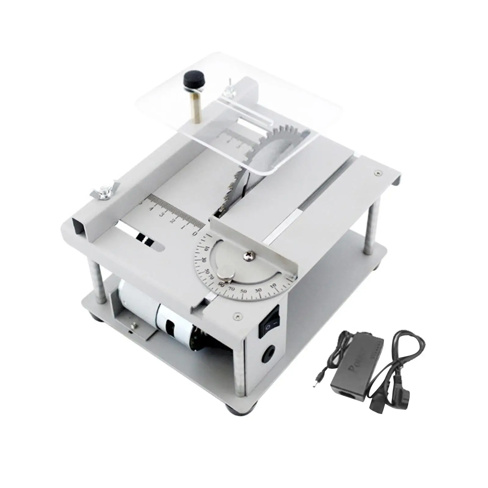 Mini Table Saw Portable Multifunctional Table Saw for Wood Miniatures Crafts