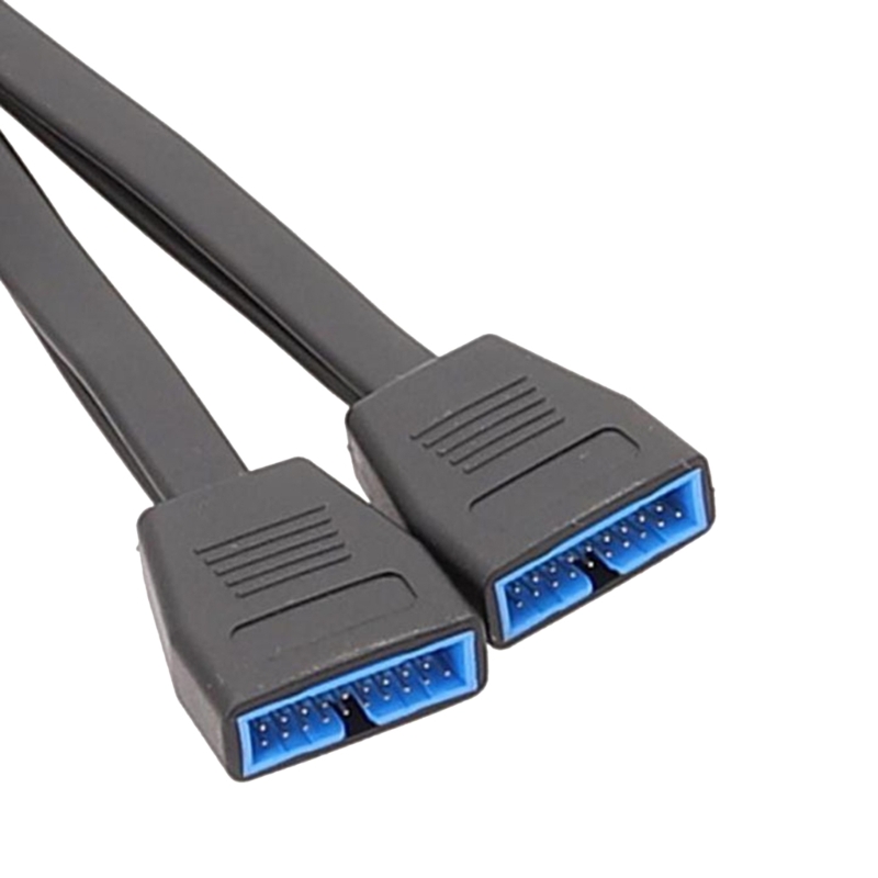 do computador, cabeçalho de 19Pin, divisor USB 3.0 1-2, 20cm