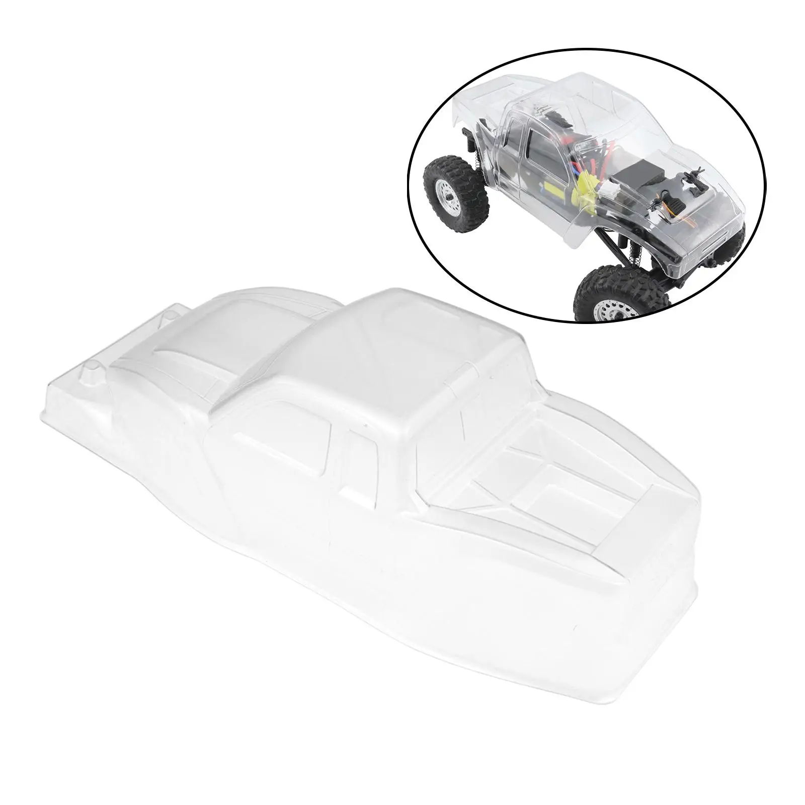 1:24 Clear Body Shell Spare for Axial SCX24 RC Car Vehicles Crawler Accessories