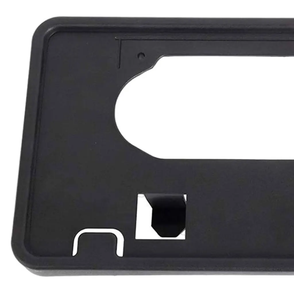 Front Bumper Guards Pads License Plate Frame Bracket fits for Ford F150 9L3Z17E810B , Easy to Install
