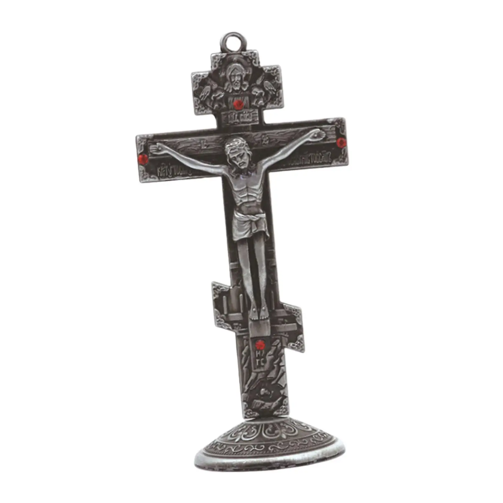 Religious Crucifix Decor Sculpture Wall Crucifix Cross Catholic Gifts Crucifix Table Cross for Home Office Tabletop Decor