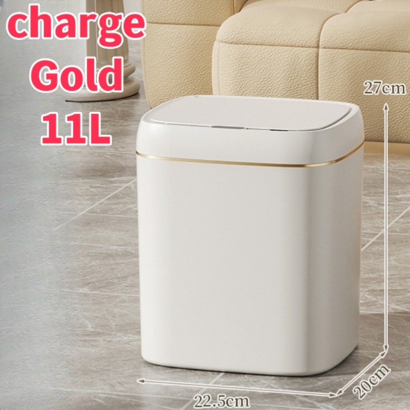 Title 3, Household Smart Trash Can Bathroom Kitchen Indu...