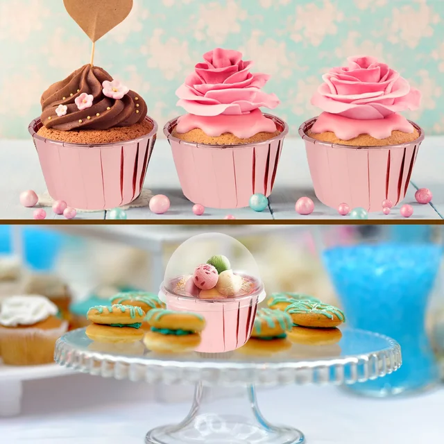 STANDARD Foil Cupcake Liners / Baking Cups – 50 ct IVORY – Cake Connection