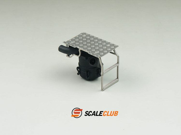 1 Set Scaleclub Modell 1/14 für Iveco Luftfilter Lufteinlass Metall-Treppenstufenmodell – Detail 6